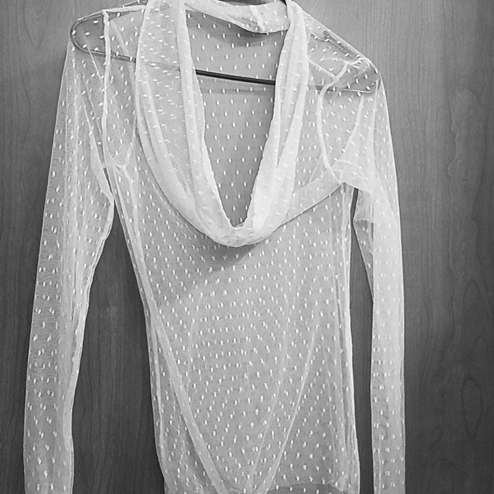 Sheer Long Sleeved Shirt